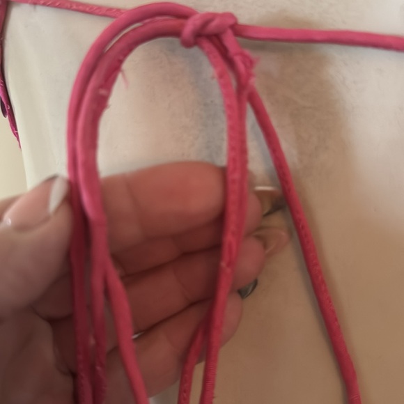 Neon Pink/Green Prom Dress Long Beaded Dress - Picture 14 of 15